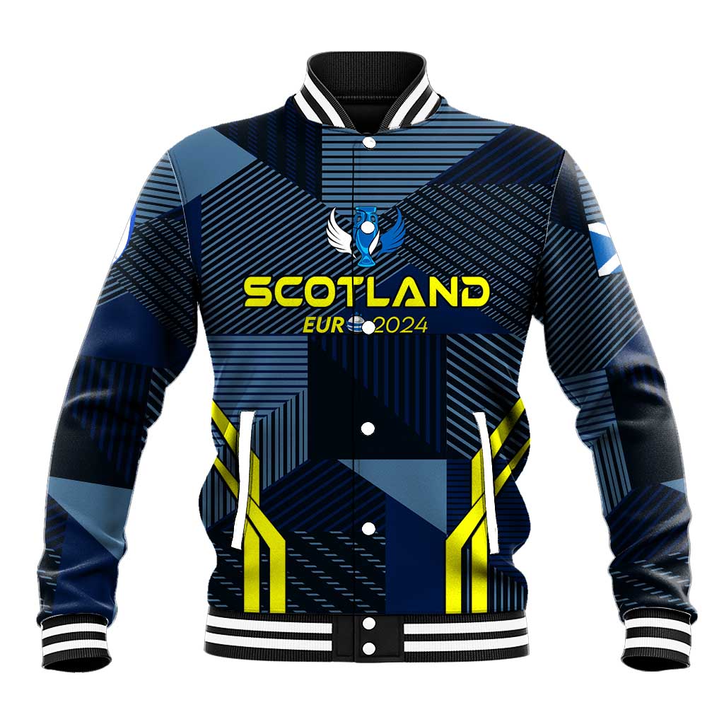 Personalized Scotland Football 2024 Baseball Jacket Trophy Wing Style - Wonder Print Shop