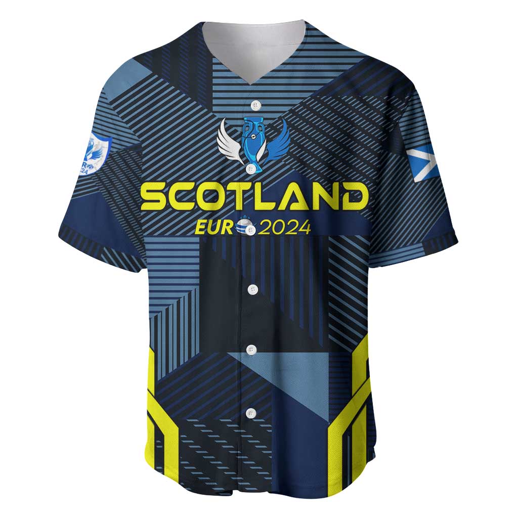 Personalized Scotland Football 2024 Baseball Jersey Trophy Wing Style - Wonder Print Shop