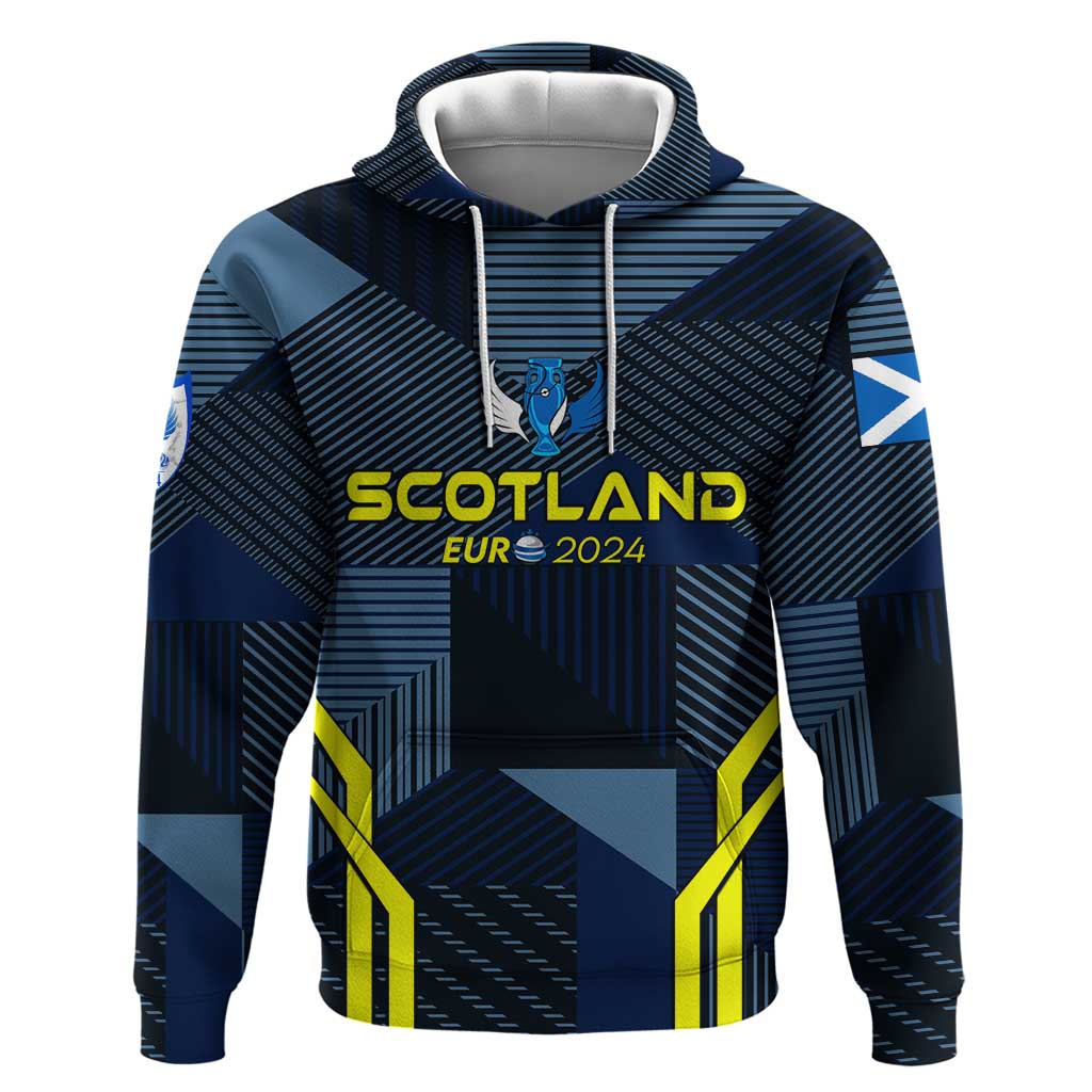 Personalized Scotland Football 2024 Hoodie Trophy Wing Style - Wonder Print Shop