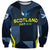 Personalized Scotland Football 2024 Sweatshirt Trophy Wing Style