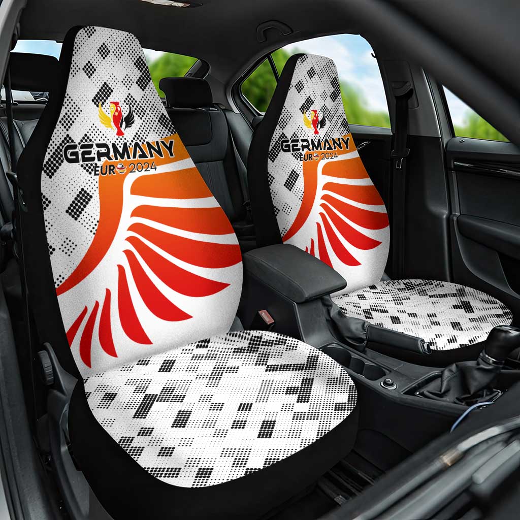 Germany Football 2024 Car Seat Cover Trophy Wing Style - Wonder Print Shop