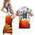 Personalized Germany Football 2024 Couples Matching Short Sleeve Bodycon Dress and Hawaiian Shirt Trophy Wing Style - Wonder Print Shop