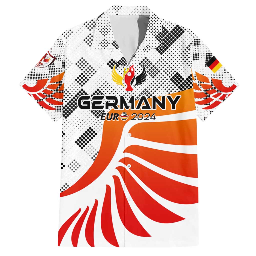 Personalized Germany Football 2024 Hawaiian Shirt Trophy Wing Style - Wonder Print Shop