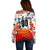 Personalized Germany Football 2024 Off Shoulder Sweater Trophy Wing Style