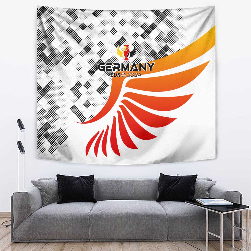 Germany Football 2024 Tapestry Trophy Wing Style