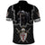 Personalised Knights Templar Warrior Skull Polo Shirt - Wonder Print Shop