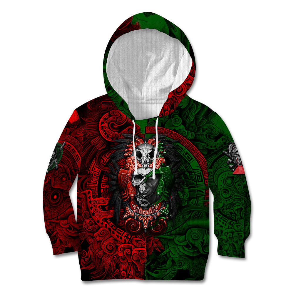 Skulls Aztec Warriors Kid Hoodie - Wonder Print Shop