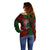 Skulls Aztec Warriors Off Shoulder Sweater - Wonder Print Shop