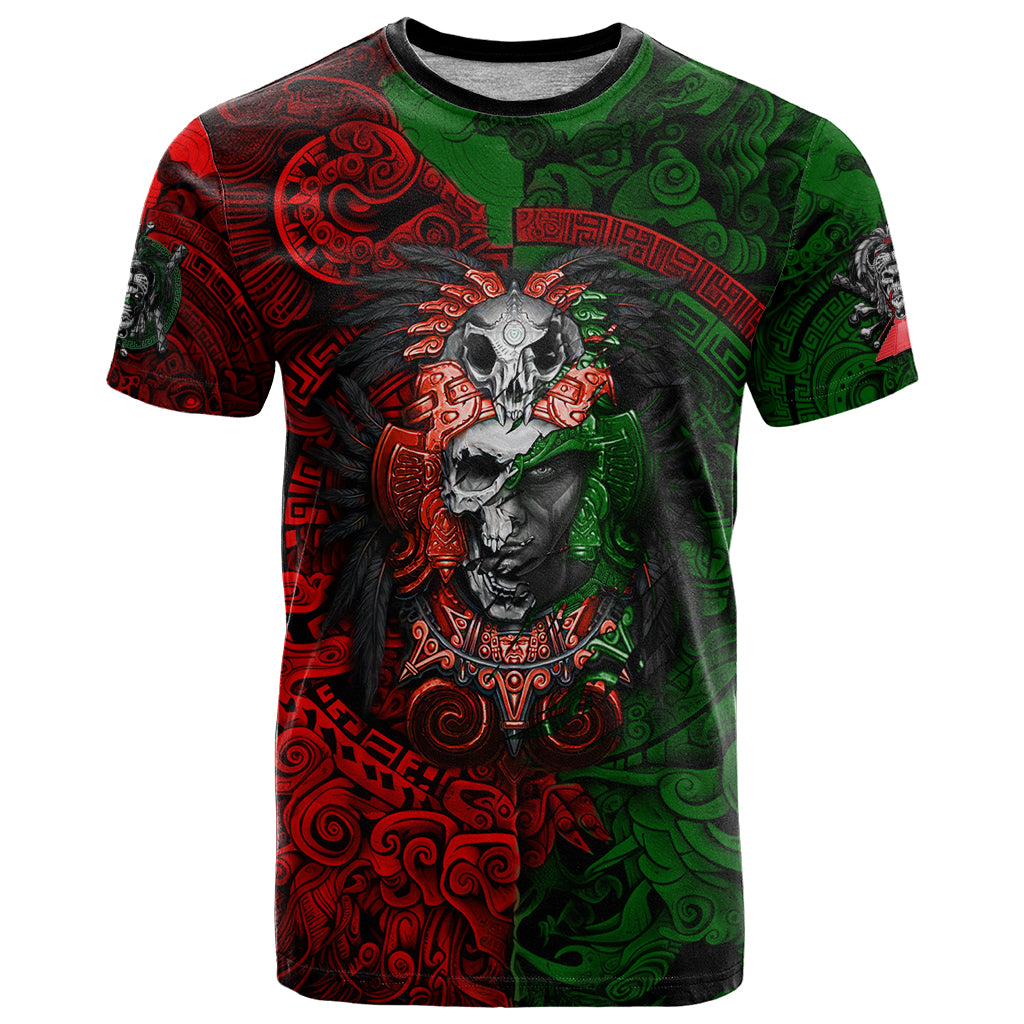 Skulls Aztec Warriors T Shirt - Wonder Print Shop