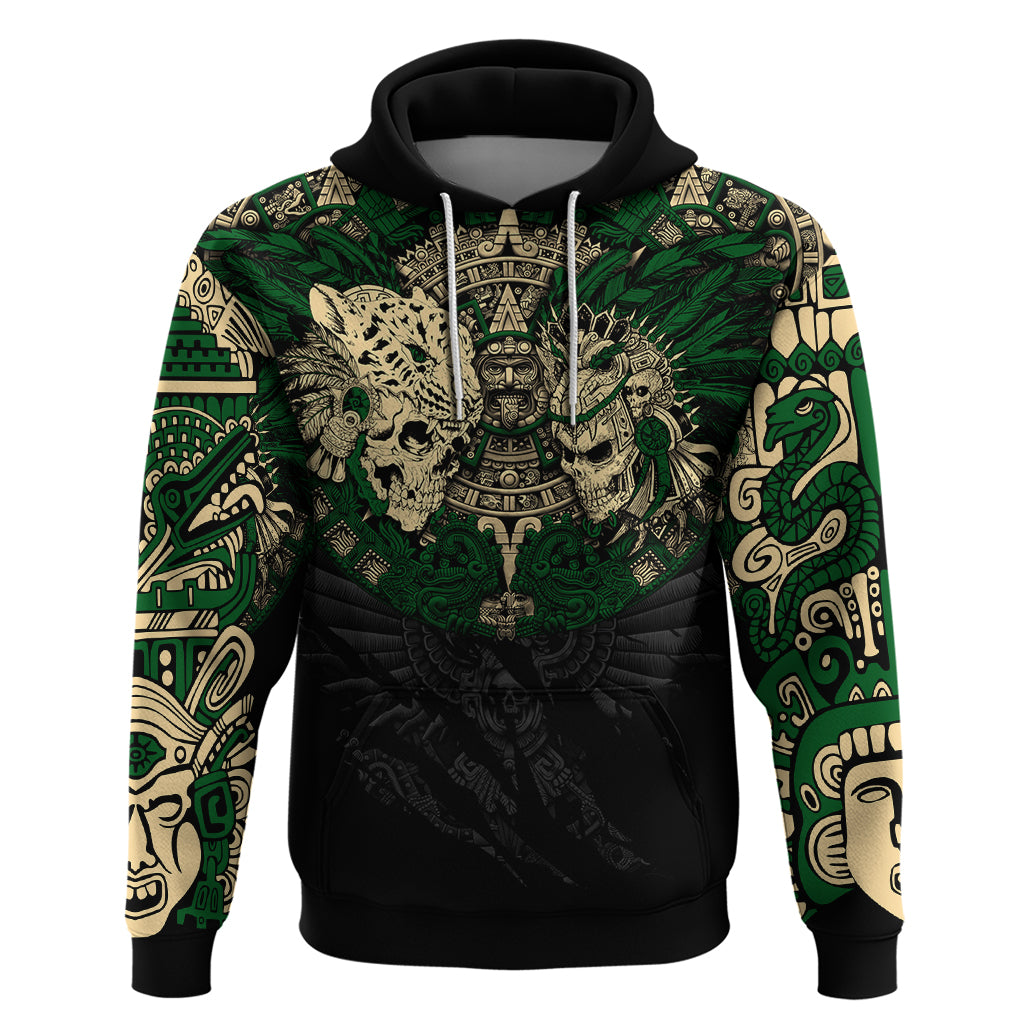 Aztec Warrior Skulls Hoodie - Wonder Print Shop