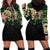 Aztec Warrior Skulls Hoodie Dress - Wonder Print Shop