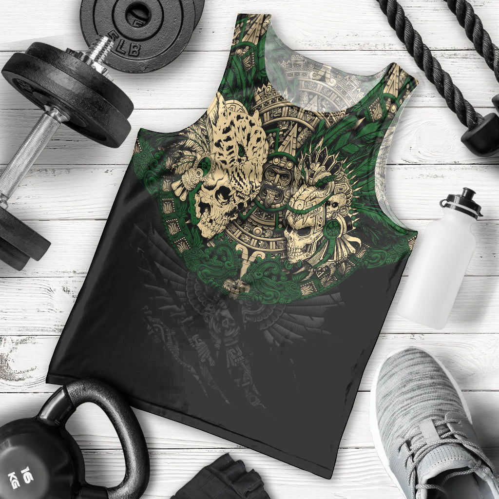 Aztec Warrior Skulls Men Tank Top - Wonder Print Shop