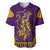 Anubis and Horus Baseball Jersey Egyptian God Purple - Wonder Print Shop