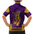 Anubis and Horus Family Matching Mermaid Dress and Hawaiian Shirt Egyptian God Purple - Wonder Print Shop