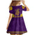 Anubis and Horus Family Matching Mermaid Dress and Hawaiian Shirt Egyptian God Purple - Wonder Print Shop