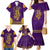 Anubis and Horus Family Matching Mermaid Dress and Hawaiian Shirt Egyptian God Purple - Wonder Print Shop