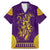 Anubis and Horus Family Matching Mermaid Dress and Hawaiian Shirt Egyptian God Purple - Wonder Print Shop