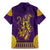 Anubis and Horus Family Matching Mermaid Dress and Hawaiian Shirt Egyptian God Purple - Wonder Print Shop