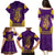 Anubis and Horus Family Matching Puletasi and Hawaiian Shirt Egyptian God Purple - Wonder Print Shop