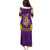 Anubis and Horus Family Matching Puletasi and Hawaiian Shirt Egyptian God Purple - Wonder Print Shop