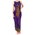 Anubis and Horus Family Matching Tank Maxi Dress and Hawaiian Shirt Egyptian God Purple - Wonder Print Shop