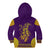 Anubis and Horus Kid Hoodie Egyptian God Purple - Wonder Print Shop