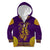 Anubis and Horus Kid Hoodie Egyptian God Purple - Wonder Print Shop