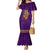 Anubis and Horus Mermaid Dress Egyptian God Purple - Wonder Print Shop