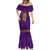 Anubis and Horus Mermaid Dress Egyptian God Purple - Wonder Print Shop