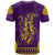 Anubis and Horus T Shirt Egyptian God Purple