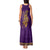 Anubis and Horus Tank Maxi Dress Egyptian God Purple