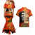 Reggae Legend Bob Couples Matching Mermaid Dress and Hawaiian Shirt Retro Style - Wonder Print Shop