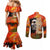 Reggae Bob Marley Couples Matching Mermaid Dress and Long Sleeve Button Shirt Retro Style