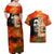 Reggae Legend Bob Couples Matching Off Shoulder Maxi Dress and Hawaiian Shirt Retro Style - Wonder Print Shop