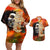 Reggae Legend Bob Couples Matching Off Shoulder Short Dress and Hawaiian Shirt Retro Style - Wonder Print Shop