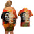 Reggae Legend Bob Couples Matching Off Shoulder Short Dress and Hawaiian Shirt Retro Style - Wonder Print Shop