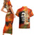 Reggae Legend Bob Couples Matching Short Sleeve Bodycon Dress and Hawaiian Shirt Retro Style - Wonder Print Shop