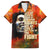 Reggae Legend Bob Family Matching Long Sleeve Bodycon Dress and Hawaiian Shirt Retro Style - Wonder Print Shop