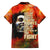 Reggae Legend Bob Family Matching Long Sleeve Bodycon Dress and Hawaiian Shirt Retro Style - Wonder Print Shop