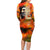 Reggae Legend Bob Family Matching Long Sleeve Bodycon Dress and Hawaiian Shirt Retro Style - Wonder Print Shop