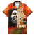 Reggae Legend Bob Family Matching Mermaid Dress and Hawaiian Shirt Retro Style - Wonder Print Shop