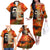 Reggae Legend Bob Family Matching Off Shoulder Long Sleeve Dress and Hawaiian Shirt Retro Style - Wonder Print Shop