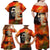 Reggae Legend Bob Family Matching Off Shoulder Maxi Dress and Hawaiian Shirt Retro Style - Wonder Print Shop