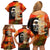 Reggae Legend Bob Family Matching Off Shoulder Short Dress and Hawaiian Shirt Retro Style - Wonder Print Shop