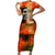 Reggae Legend Bob Family Matching Short Sleeve Bodycon Dress and Hawaiian Shirt Retro Style - Wonder Print Shop