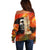 Reggae Legend Bob Off Shoulder Sweater Retro Style - Wonder Print Shop