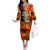 Reggae Legend Bob Off The Shoulder Long Sleeve Dress Retro Style - Wonder Print Shop