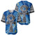 Ankh On Blue Baseball Jersey Pan African - Wonder Print Shop