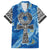 Ankh On Blue Hawaiian Shirt Pan African