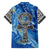 Ankh On Blue Hawaiian Shirt Pan African